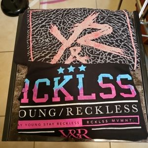 Pair of Young & Reckless Tees in Mens XL